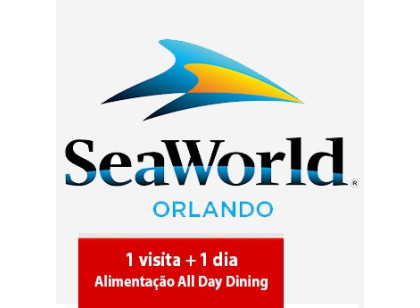 SeaWorld Parks (1 visita) + Plano de Refeições